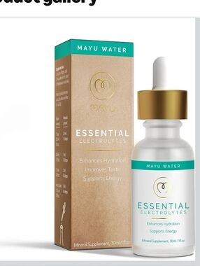 MAYU Concentrated Electrolyte Drops, 1 Bottle, Restore Vital Electrolytes & Hydr